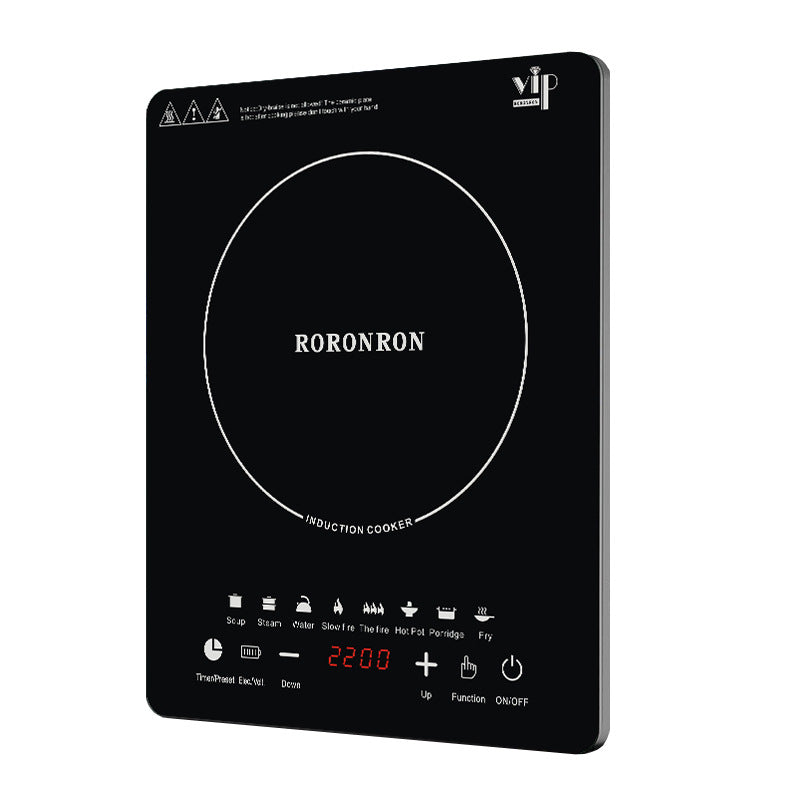 2200W Portable Induction Cooktop Black