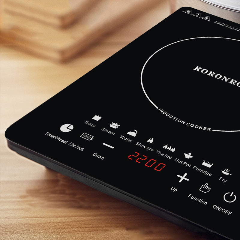 2200W Portable Induction Cooktop Black