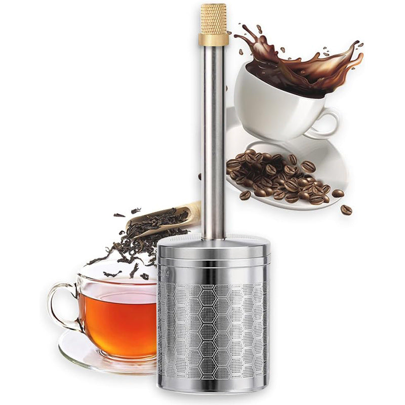 Final Press Coffee Infuser, Portable Coffee and Tea Press Maker Large