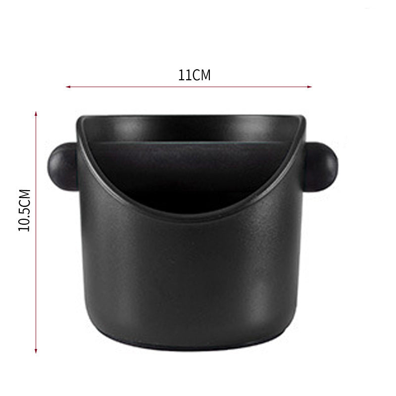 Black Coffee Knock Box for Barista Coffee Grind