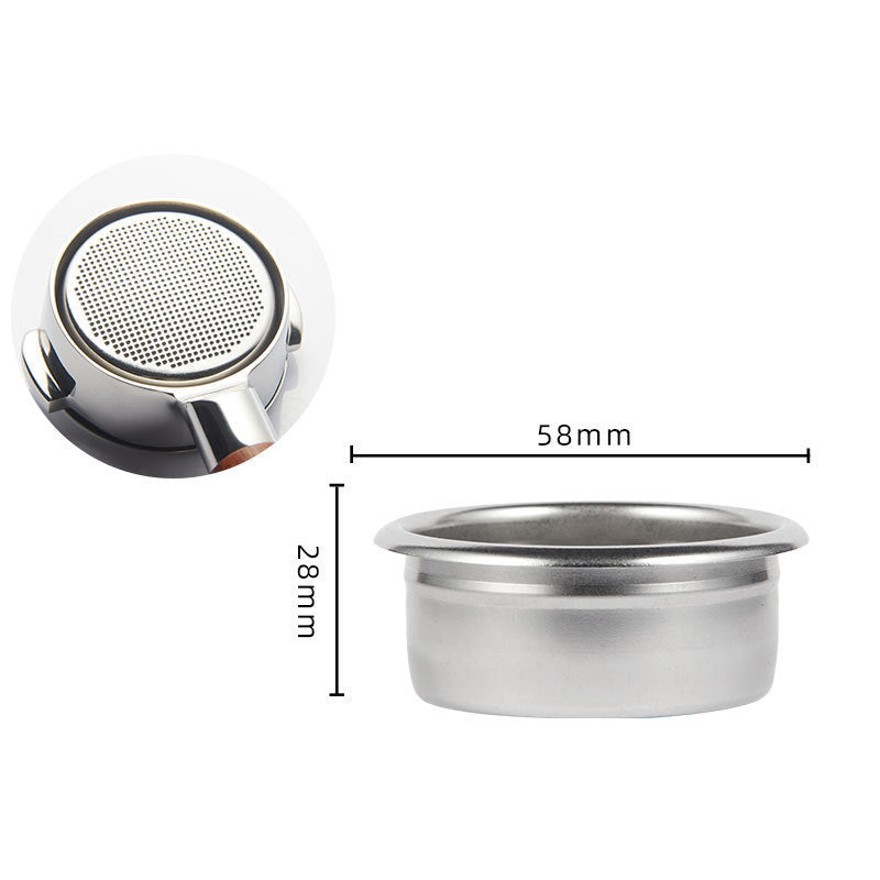 58mm Portafilter Basket Single-Wall 2 Cup 22G