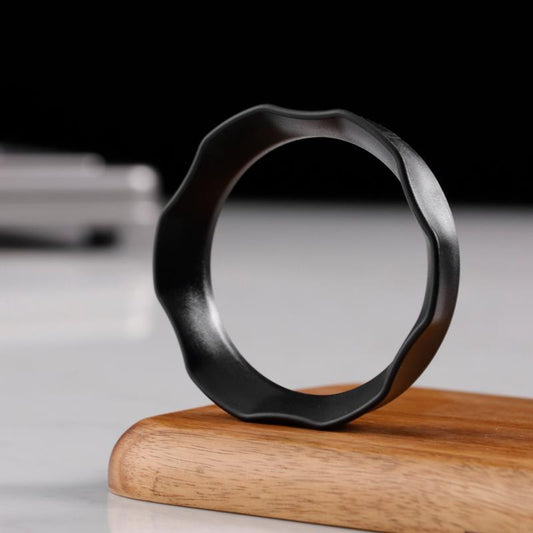 Static-Free ABS Material Dosing Ring: 58MM Black