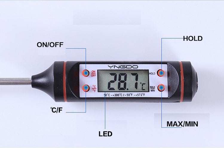 Digital Food Thermometer Probe for Cooking