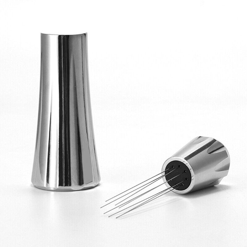 Espresso Coffee Stirrer Aluminum Alloy Coffee Stirring Distribution Tool Silver